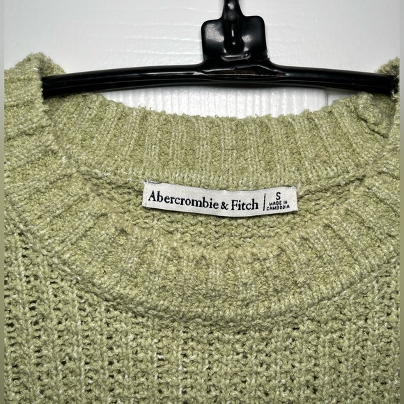 Abercrombie & Fitch Olive Sleeveless Sweater - Picture 2 of 2